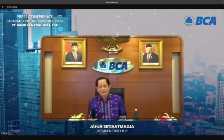 BCA Cetak Laba Bersih Rp12,9 Billion ke Kuartal I-2024