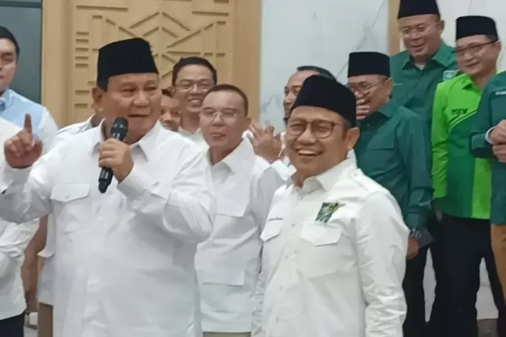 Canda Prabowo Singgung Timnas U-23 di mana Ditanya Kapan Berkumpul Megawati