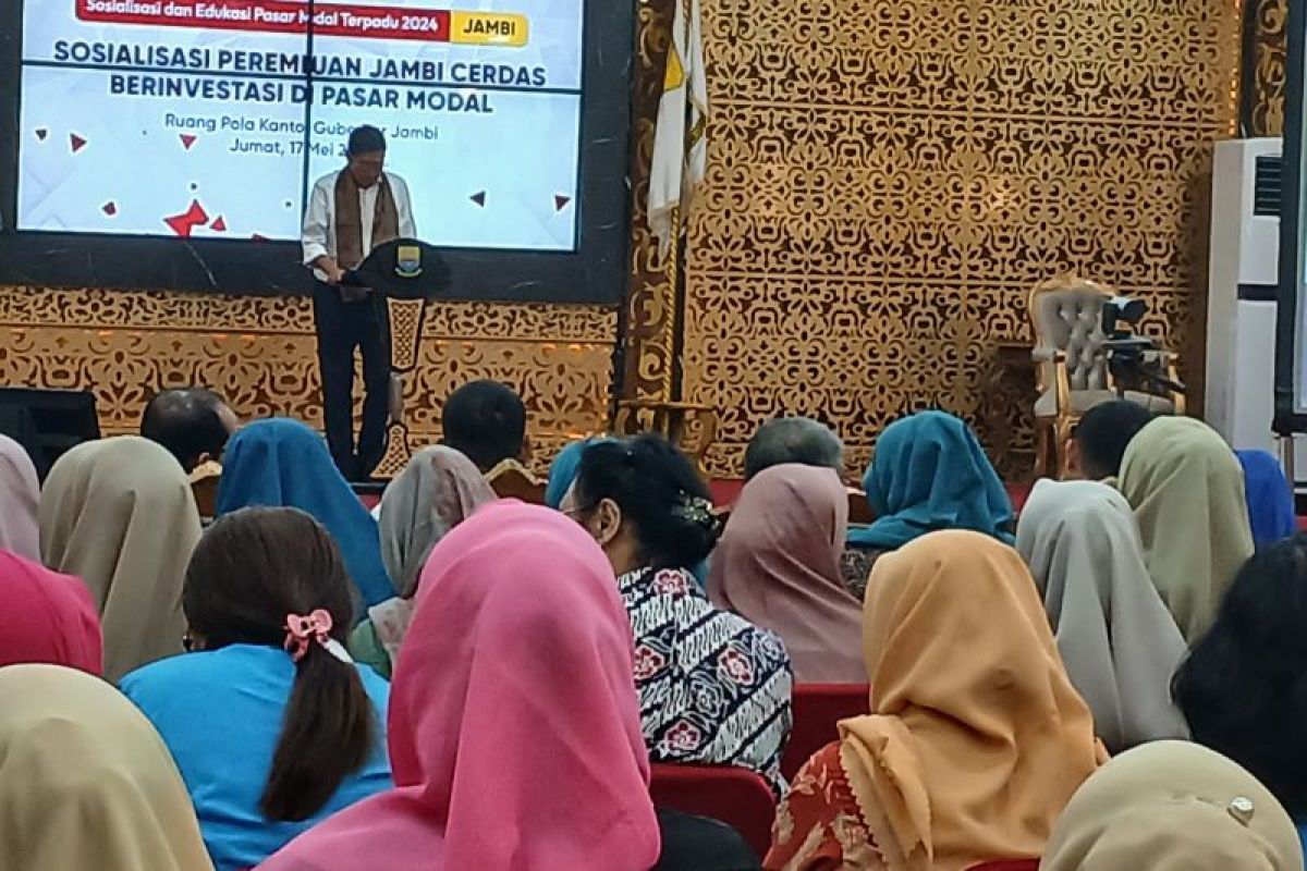 OJK: Jumlah pemodal lingkungan ekonomi modal pada Jambi capai 122 ribu SID