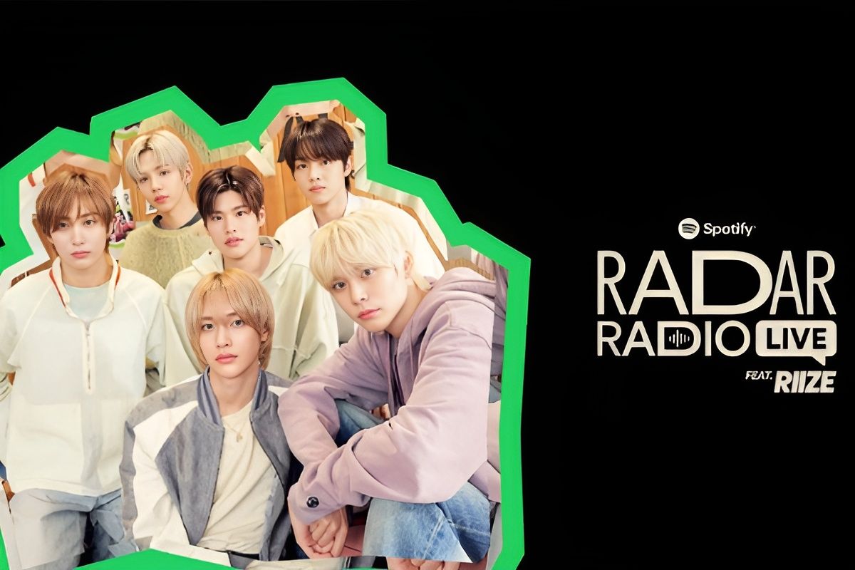 Spotify penghargaan perlombaan RADAR Radio Live bersatu RIIZE pada 10 Juli